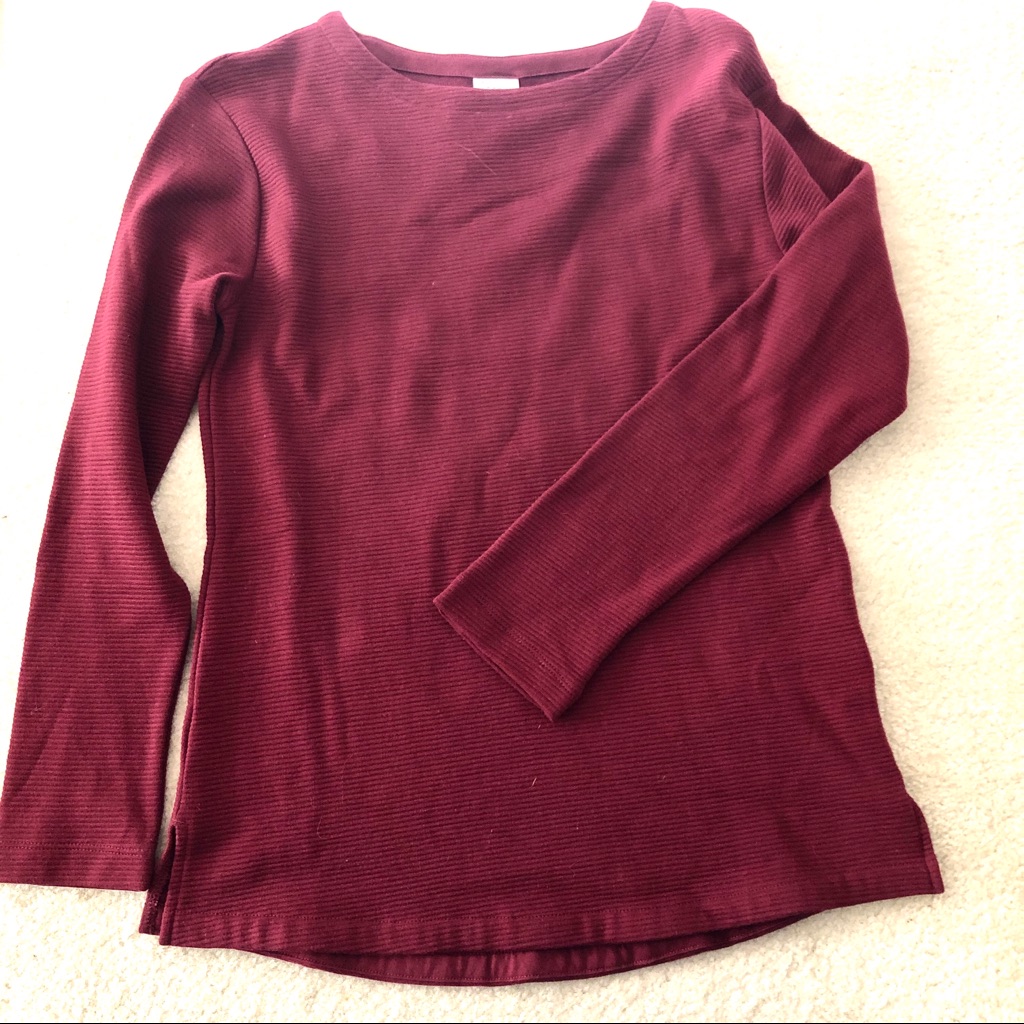 A New Day Burgundy Sweater